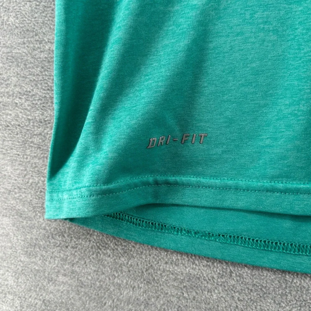 Nike T-Shirt Mens Medium Teal Dri-Fit Legend Training Top Short Sleeve